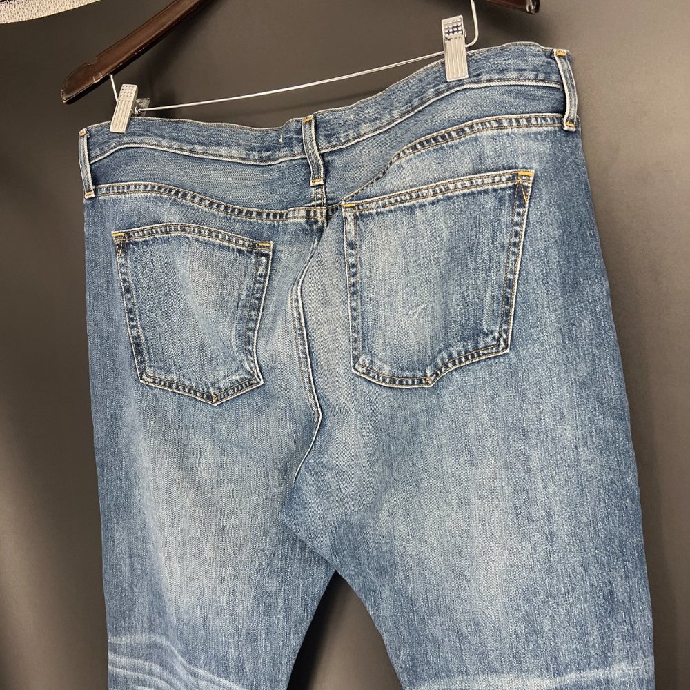 GAP Women's Boyfriend Jeans - Distressed Blue - Picture 6 of 11